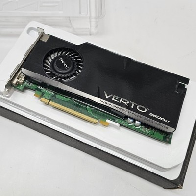 PNY Verto GeForce 9600GT DDR3 512mb PCIe GPU Video Graphics Processing Card Used