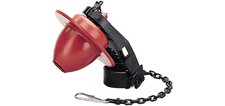 Flapper Tank Ball, Rubber, Red, For: Toilet with 2 in Plastic or Metal Flush Val