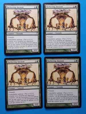 MTG 4x Sheltering Ancient x4 NM Coldsnap Magic Playset