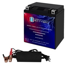 Mighty Max YB14L-A2 12V 12AH 210CCA SLA AGM Motorcycle Battery  12V 2AMP Chargr