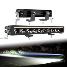 Slim 22inch LED Work Light Bar Driving White Amber DRL Fog Offroad SUV Truck 20"