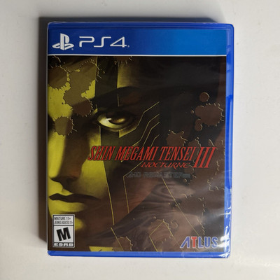 Shin Megami Tensei III Nocturne HD Remaster PS4 Brand New Sealed Atlus SMT