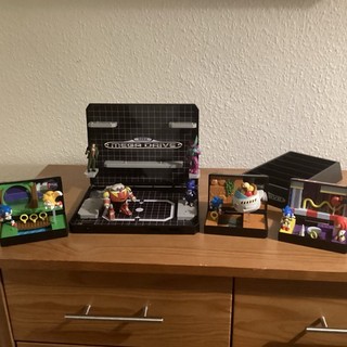 Sega Mega Drive |Console Supervillains Bundle Diorama 2 & 3 Game Cartridges