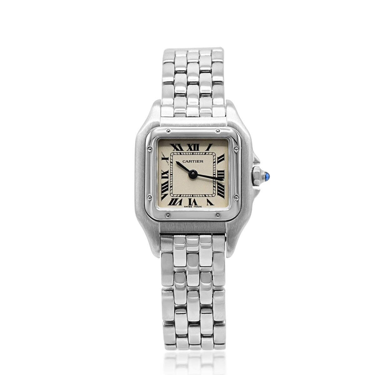 Cartier Panthere Stainless Steel 22mm Quartz Watch Ref 1320