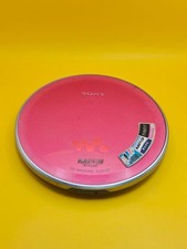SONY D-NE730 WALKMAN Portable CD Player in Pink For parts Vintage From Japan