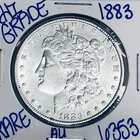 1883 MORGAN SILVER DOLLAR AUTHENTIC HI GRADE U.S. MINT COIN FREE SHIPPING 6353
