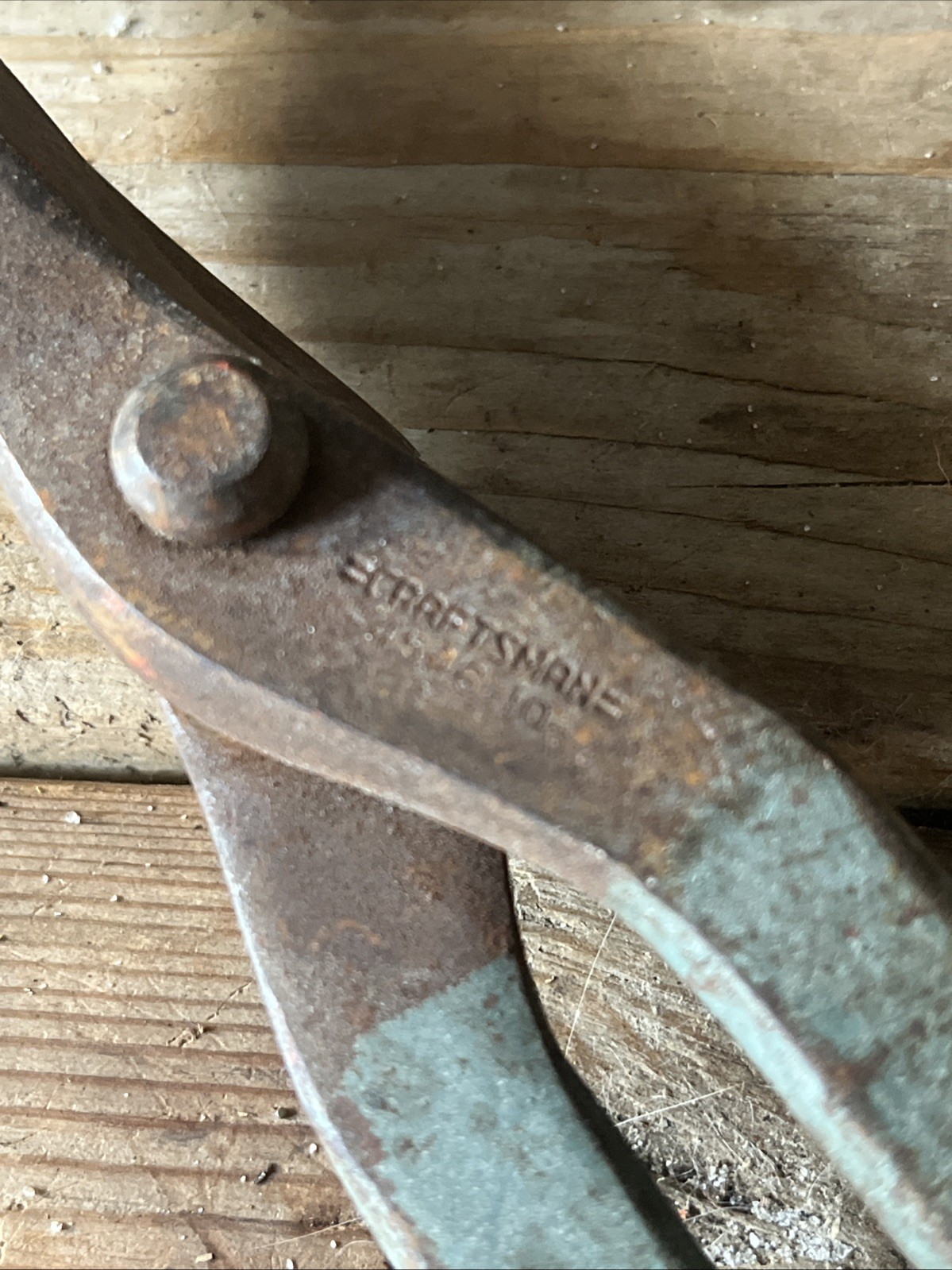 Craftsman Vintage Drop Forged Steel Industrial Scissors. 