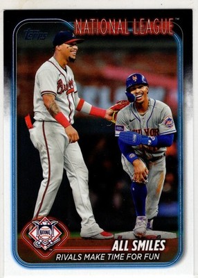2024 Topps Update Baseball Veteran Combos No. US154 Atlanta Braves/New York Mets
