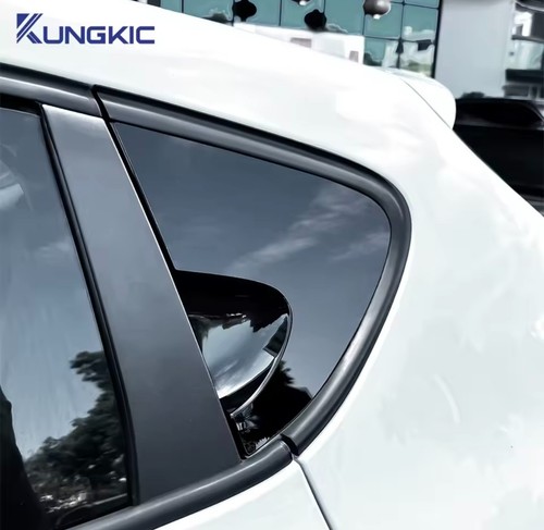 Seat Leon MK2 2005-2012 negro brillante ventanas laterales revestimiento de vinilo - Imagen 2 de 3