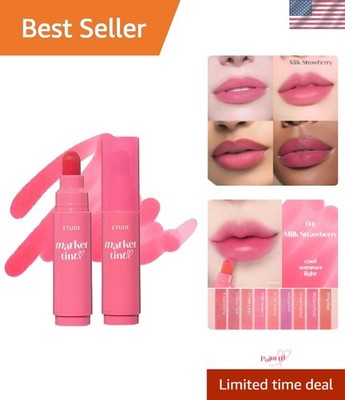 5g Dear Darling Lip Marker in Milk Strawberry: Effortless Color Application