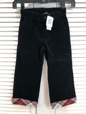 Janie and Jack size 4 black corduroy dress pants brand new w/ tags