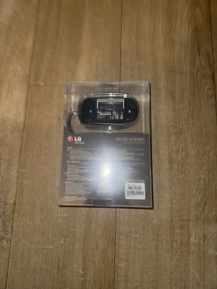 LG Laser Mouse with Built in Scanner LSM-150 Black - Brand New Sealed - Image 2 of 2