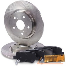 BREMSSCHEIBEN Ø290 VOLL + BREMSBELÄGE HINTEN FÜR TOYOTA AVENSIS T27 AB BJ 08