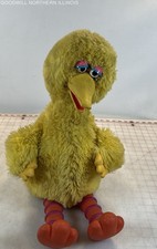 Vintage 1986 Muppets Big Bird Sesame Street Cassette Player Plush 24"