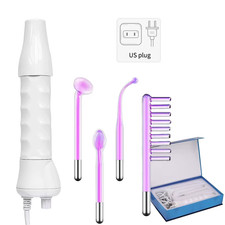 Macchina per Il Viso Ad Alta Frequenza Terapia Della Pelle Elettrodo Bacchetta E