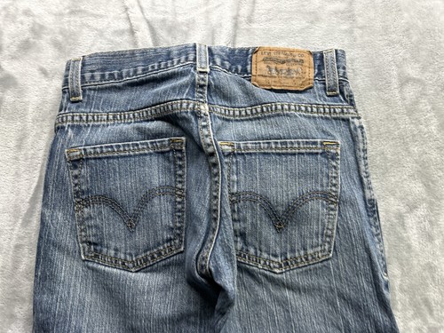 Levis Red Tag Jeans 511 Skinny Whiskered Boys Youth Fits Sz 25x26.5 12 Reg Blue - Picture 3 of 13