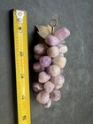 Vintage Amethyst Purple Quartz Stone Decorative Grape Cluster 4" — photo 4