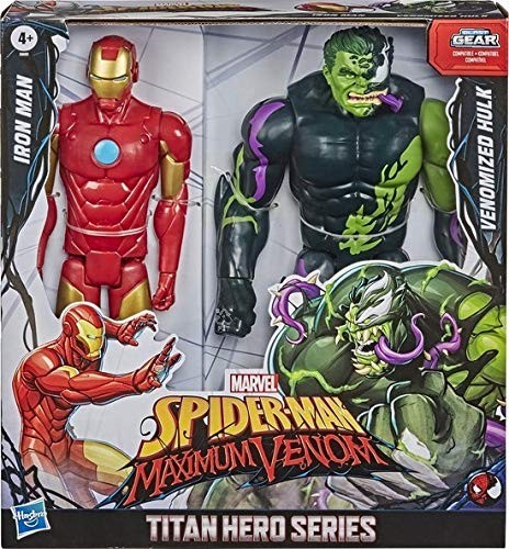 Experience the Ultimate Showdown with the Marvel Titan Hero 12-Inch Spider-Man M - Picture 1 of 6