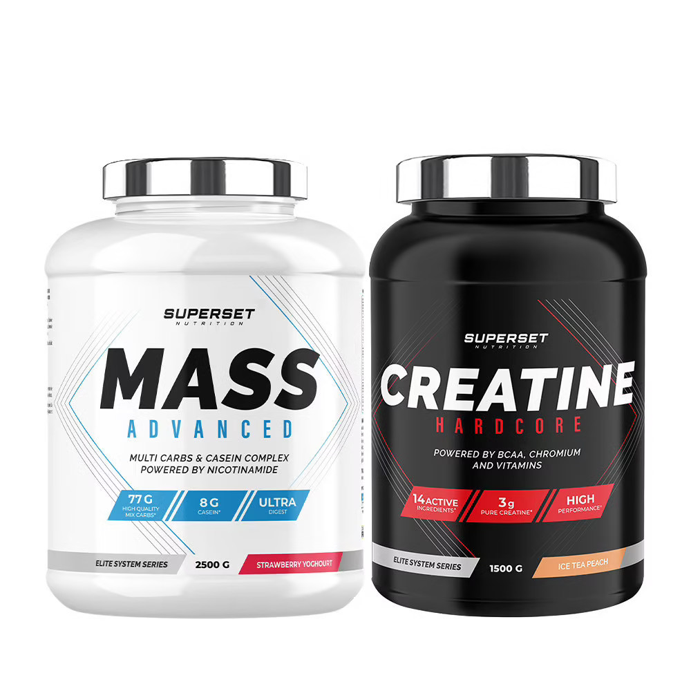 Programme Prise de Masse Avancé gainer riche en protéine Superset Nutrition Mass Advanced
