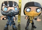 Funko Pop! Movies: Mortal Combat Scorpion and Sub Zero Loose Vinyl Figure Set