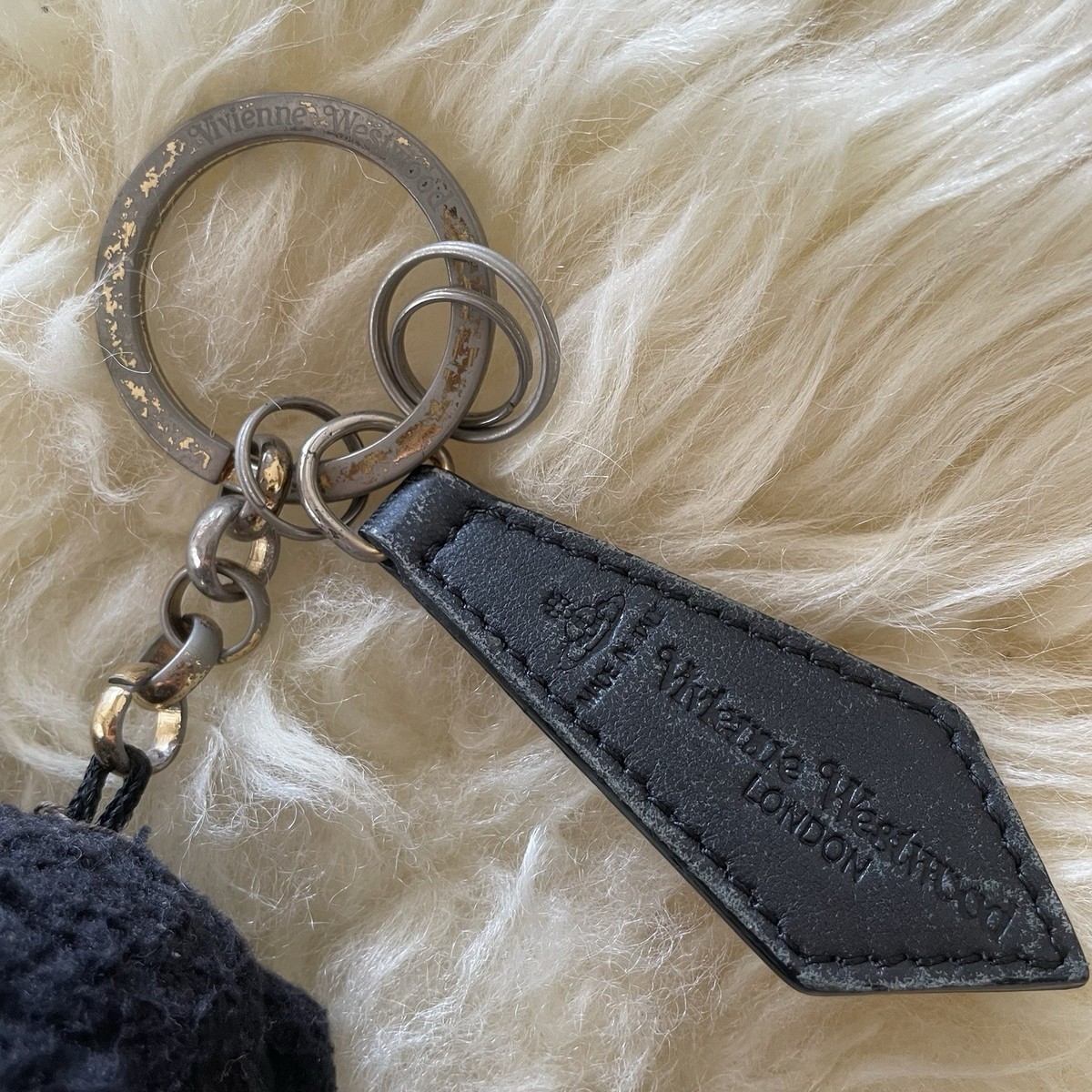 Vintage Vivienne Westwood Bear keychain bag charm Accessory from