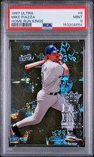 🔥1997 Fleer Ultra Home Run Kings #8 Mike Piazza LA Dodgers PSA 9🔥