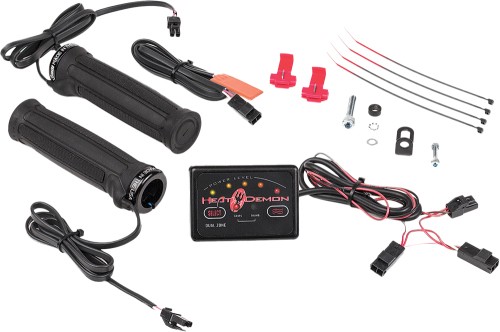 Symtec ATV Clamp-On Heated Grip Kit Dual Zone 215047 40-41852 438019 - Bild 2 von 6