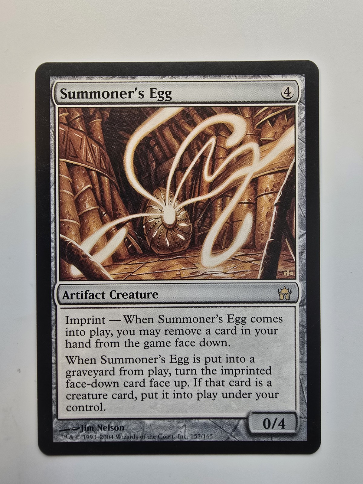 MTG Summoner's Egg Fifth Dawn Rare Card 157/165 Lp Condition