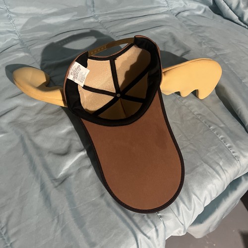 De colección Rocky Bullwinkle Snapback Sombrero 1989 Disfraz de Halloween Universal Studios - Imagen 4 de 5