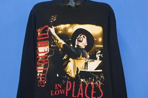 90s GARTH BROOKS IVE GOT FIRENDS IN LOW PLACES COUNT 1990s vintage concert t-shirt, vintage, size XL, single stitch, B+ condition