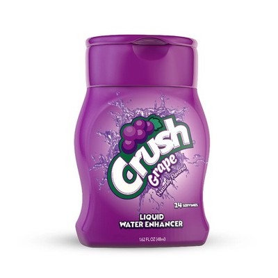 3x Crush Grape Liquid Water Enhancer Squeeze Beverage Mix Drink 1.62oz