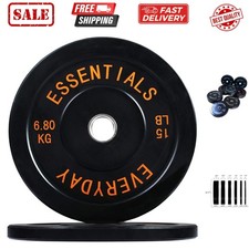 Color Coded Olympic Bumper Plate Weight Plate with Steel Hub