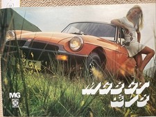MG MGB GT & V8 Sports Car Sales Brochure May 1975 3089/A