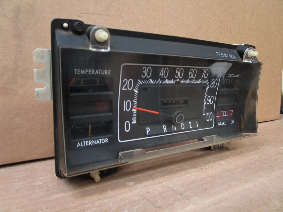 76 1976 Plymouth Volare Speedometer Instrument Cluster Speedo Gauge 14k Miles - Изображение 4 из 4