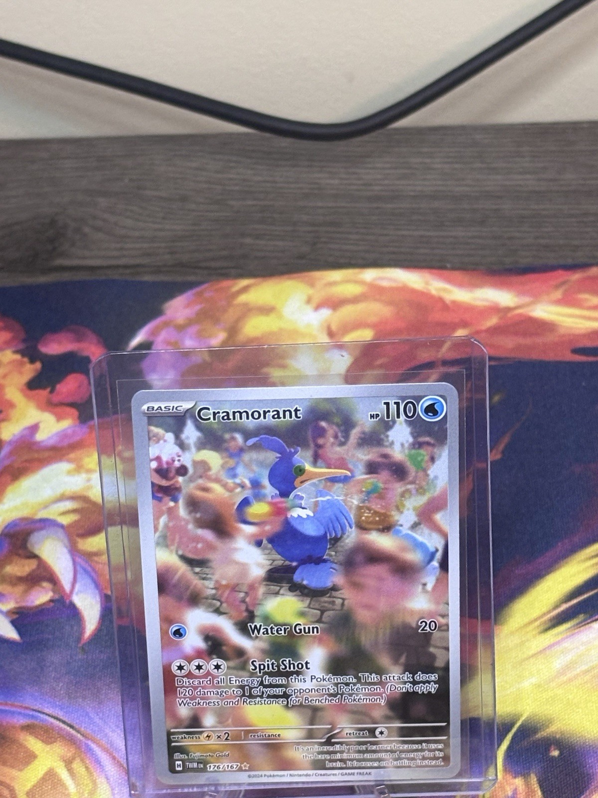 Cramorant Twilight Masquerade Illustration 176/167 Rare NM Condition