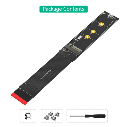 90/270 Degree Right left For NGFF M.2 M-Key NVME SSD Extension Cable - 第 22/28 張圖片