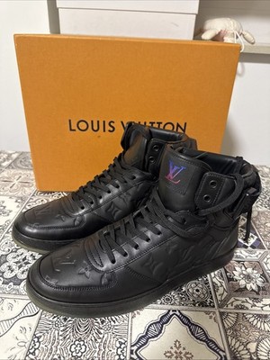 Louis Vuitton Rivoli Ankle Sneakers 'Black Monogram' 1A8K1T Neuzustand Größe 7