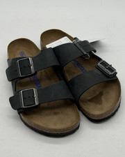 Birkenstock Arizona Soft Footbed Sandals Size L9 M7 Dark Grey