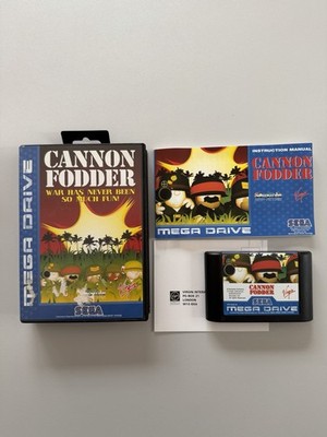 Cannon Fodder Sega Mega Drive MD OVP komplett CIB Top Sammler