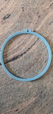 Blue 8 Inch Embroidery Hoop Round Plastic Frame