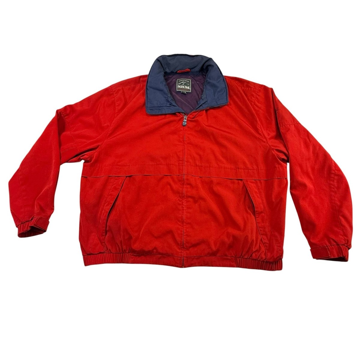 Vintage Pacific Trail Outdoor Wear Red Full Zip Jacket Men's XXL