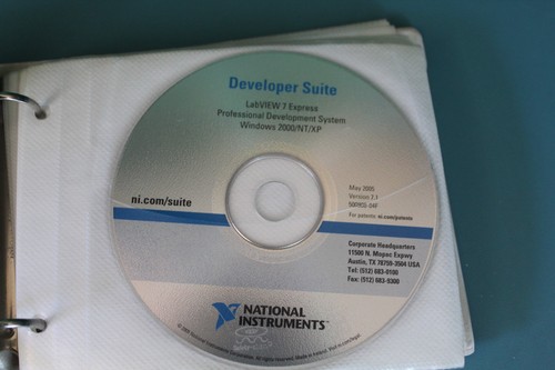 NATIONAL INSTRUMENTS NI DEVELOPER SUITE MAJ 2005 VTG OPROGRAMOWANIE 10 DYSKÓW + OBUDOWA - Zdjęcie 6 z 13