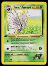 Pokemon Card - Sabrina's Venomoth Gym Heroes 34/132 1st Edition Rare on eBay