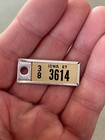 1967 #3614 Iowa DAV Disabled Vets License Plate Keychain GRUNDY Co. #38 1967 Tag — photo 4