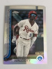 2025 Topps Chrome Pro Debut Sebastian Walcott Refractor /199 PDC-13