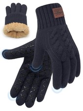 Winter Gloves for Men Women, Warm Fleece Lined with Touch Screen, Thermal Kni...