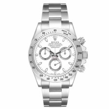 Rolex Daytona White Dial Stainless Steel 40mm Auto Chronograph 100m - WATCH ONLY