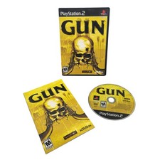 Gun Sony Playstation 2 PS2 Black Label with Manual 2005 Activision
