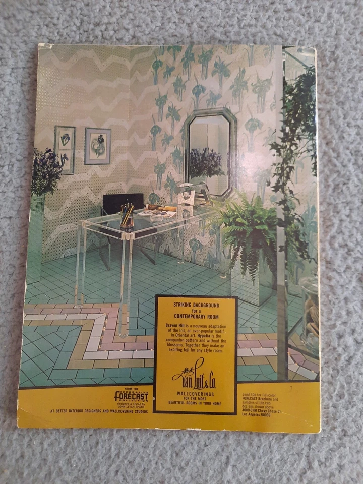 Architectural Digest, Vintage Magazine, September / October 1974 Interior Design - Image 2 of 4