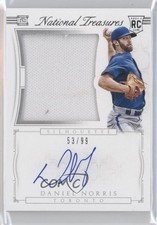 2015 Panini National Treasures Rookie Silhouette 53/99 Daniel Norris Auto 5yr